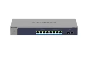 Image of Netgear 8-Port Multi-Gigabit/10g Ethernet Ultra60 PoE++ Smart...