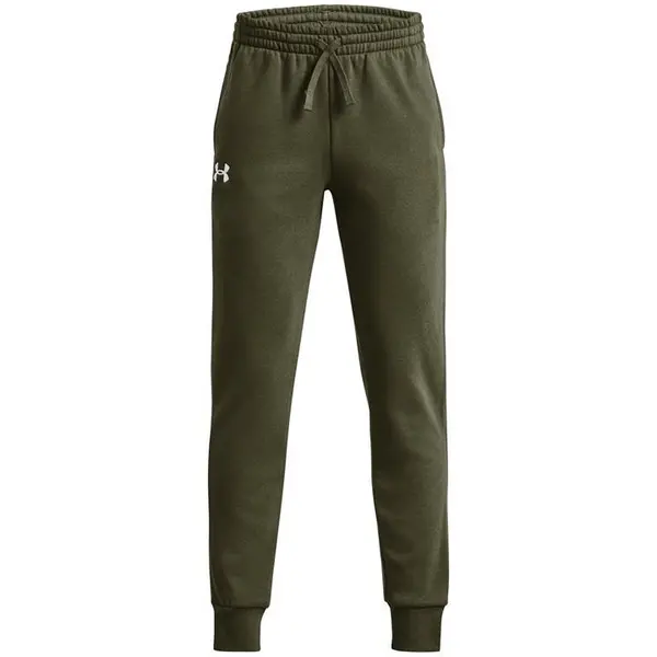 Image of Under Armour Logo Fleece Jogging Pants Junior Boys - Green 13 - 14 Years