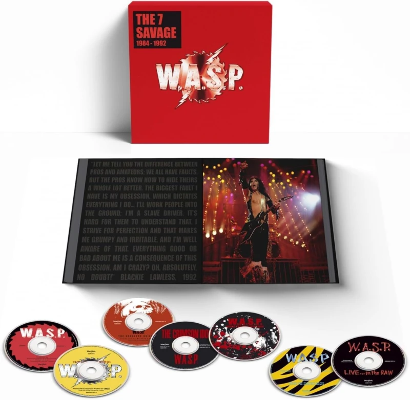 Image of W.A.S.P. The 7 Savage CD multicolor Onesize Unisex