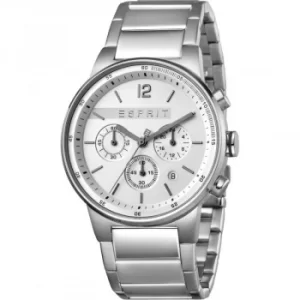 Image of Esprit Equalizer Mens Watch featuring a Stainless Steel Strap and Silver Dial