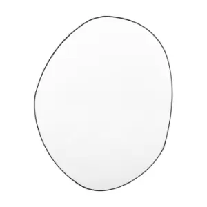 Image of Gallery Interiors Hercules Wall Mirror in Black / Small