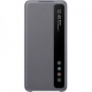 Image of Samsung Clear View Cover Booklet Samsung Galaxy S20 Grey
