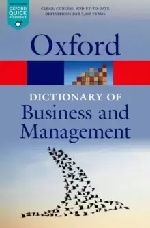 Image of A Dictionary of Business and Management