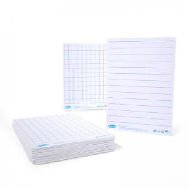 Image of Show-me A4 LinedGridded Whiteboards and Accessories PK10 - GLB10A EXR48047EA
