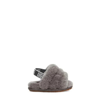 Image of Ugg Fluff Yh Slide Bb10 - Charcoal