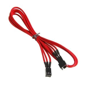 Image of BitFenix Alchemy 3pin Fan extension 60cm - Red