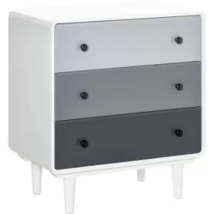 Image of Homcom - Nordic Storage Cabinet Home Organizer w/ Drawer for Bedroom, Living Room