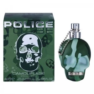 Image of Police To Be Camouflage Eau de Toilette For Him 40ml