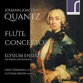 Image of Greg Dikmans - Johann Joachim Quantz: Flute Concertos CD