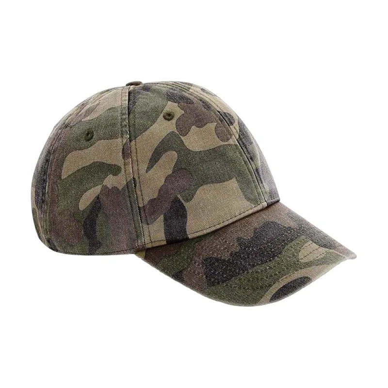 Image of Beechfield Beechfield Men Camouflage Low Profile Baseball Cap Multi One Size Male 5063425862917