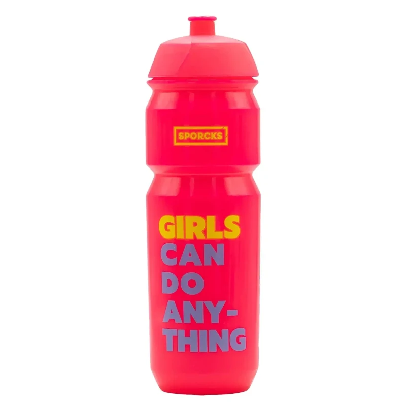 Image of Sprocks Girl Can Do pink water bottle Rose Female 750ml