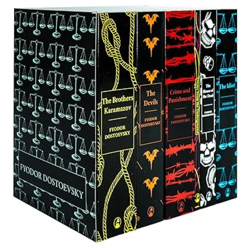 Image of Complete Collection of Fyodor Dostoevsky 6 Books Set (Crime and Punishment, The Idiot) Fyodor Dostoevsky Books