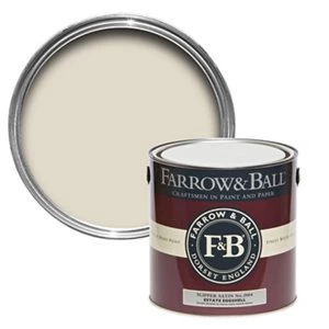 Image of Farrow & Ball Estate Slipper satin No. 2004 Eggshell Metal & wood Paint 2.5L