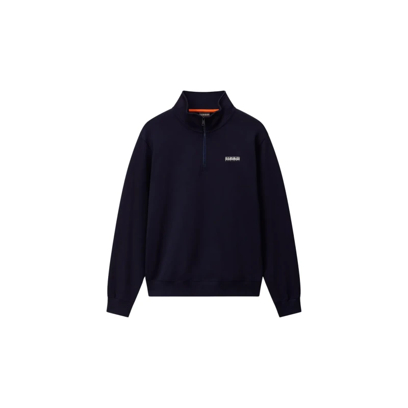 Image of 1/2 zip sweatshirt Napapijri B-Small Box Bleu Male S
