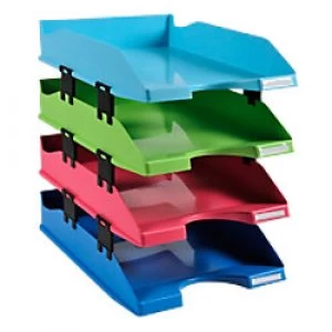 Image of Exacompta Letter Tray Climate Neutral 1131928SETD Pack of 4