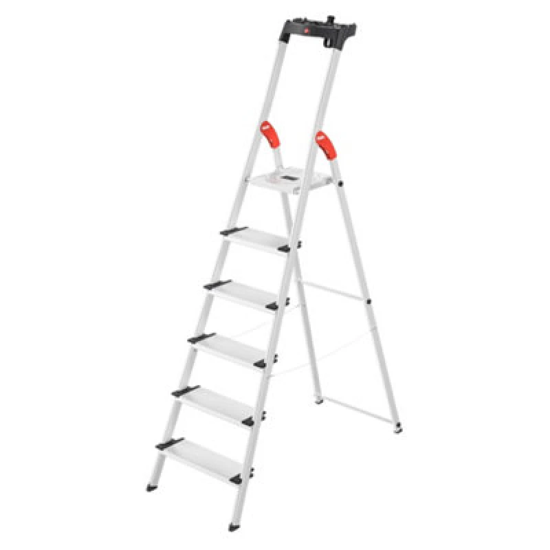 Image of Hailo L80 Comfortline Step Ladder Deep Safety Step - 6 Tread