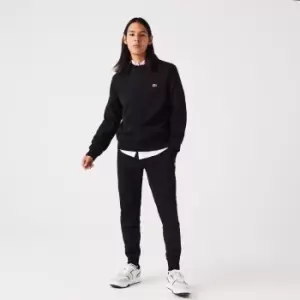 Image of Mens Lacoste Brushed Cotton Fleece Tracksuit Size 4 - M Black