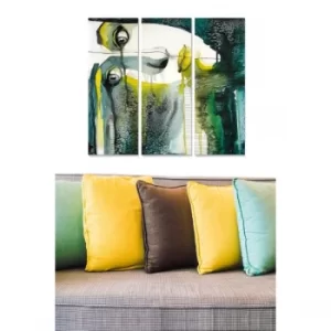 Image of MDF4550137 Multicolor Decorative MDF Painting (3 Pieces)