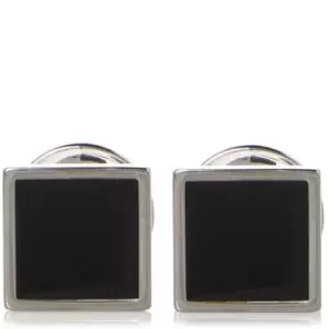 Image of Hugo Totake Square Cufflinks - Black
