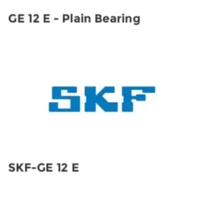 Image of GE 12 E - Plain Bearing