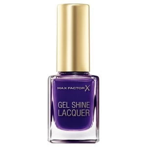 Image of Max Factor Gel Shine Lacquer Nail Polish Lacquered Violet 35 Purple