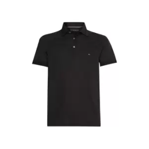 Image of Tommy Hilfiger Essential Dress Casual Slim Polo - Black