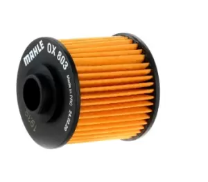 Image of MAHLE Original Oil filter OX 803 Engine oil filter