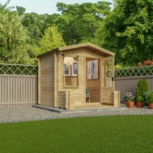 Image of Mercia 19mm Log Cabin with Veranda - 2.7 x 2.5m