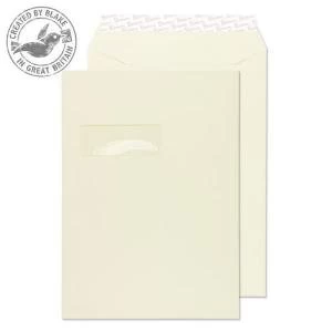 Image of Blake Premium Business Pocket Wndw PS Oyster Wove C4 120gsm Ref
