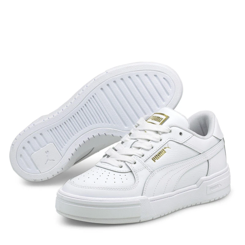 Image of Puma Ca Pro Classic Jr Low-Top Trainers Boys - White White 3