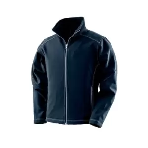 Image of Result Work-Guard Womens/Ladies Treble Stitch Soft Shell Jacket (L) (Navy)