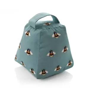 Image of Meg Hawkins Printed Bee Doorstop Blue