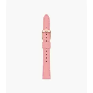 Image of Fossil Womens 14Mm Leather Strap - Pink