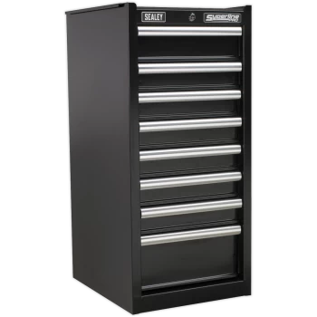 Image of Sealey Superline Pro 8 Drawer Heavy Duty Cabinet Hang On Tool Chest Black