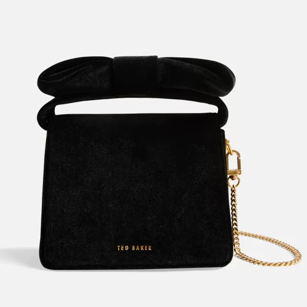 Image of Ted Baker Nialina Velvet Bow Bag