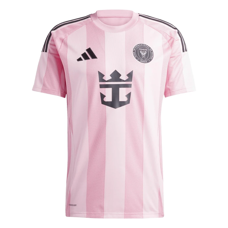 Image of adidas Inter Miami Home Shirt 2025 2026 Adults Easy Pink male L