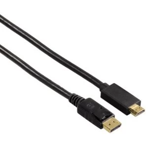 Image of Hama DisplayPort Adapter Cable for Monitor/TV, Ultra HD, 1.80 m