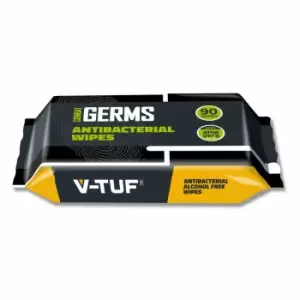 Image of V-tuf VTABW-90 Combat Wipes Antiviral Anti-Bacterial (90 Wipes)
