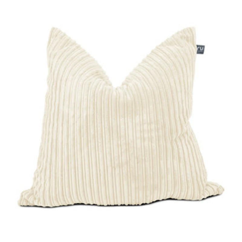 Image of rucomfy Beanbags Rucomfy Jumbo Cord Bean Bag Floor Cushion - Indoor Versatile Ivory Seat
