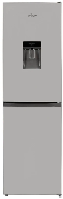 Image of Willow Freestanding 254L Low Frost Fridge Freezer with Water Dispenser Silver