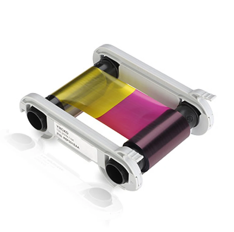 Image of Evolis R5F002EAA Thermal-transfer ribbon Bk.C.M.Y. Transparent. 200 pa