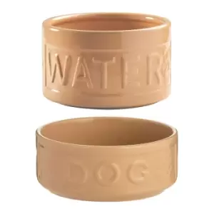 Image of Mason Cash Cane Lettered Dog Bowl 15cm