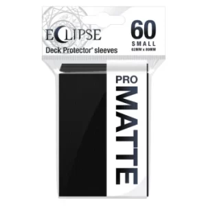 Image of Ultra Pro Eclipse Matte Small 60 Sleeves: Jet Black