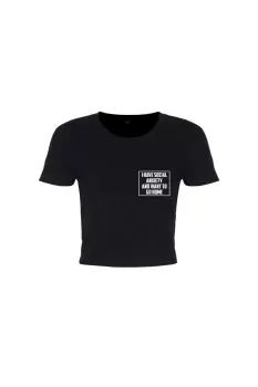 Image of Social Anxiety Crop Top