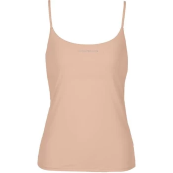 Image of Emporio Armani Basic Vest Linen Nude Size L Women