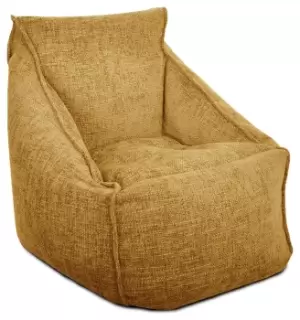 Image of rucomfy Fabric Bean Bag Chair - Mustard
