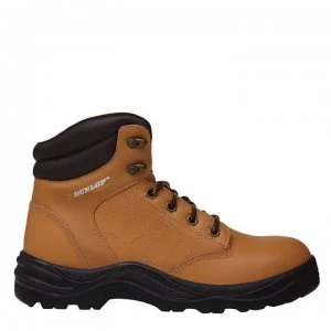 Image of Dunlop Dakota Mens Steel Toe Cap Safety Boots - Honey