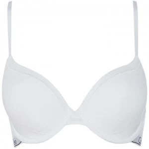 Image of Calvin Klein Modern cotton t-shirt bra - White
