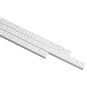 Image of Wickes Twin Slot Upright White 425mm