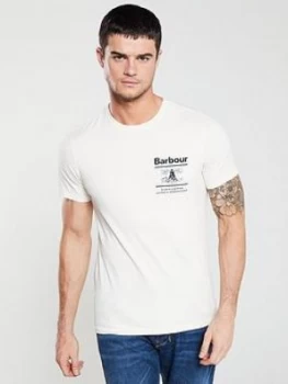 Image of Barbour Reed T-Shirt - Neutral Size S, Men